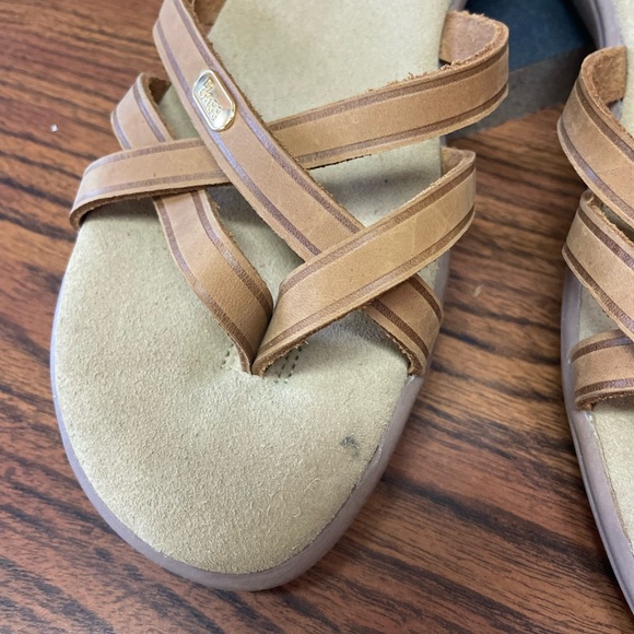 Vintage G.H. Bass & Co. Sunjun Sharon tan 10m leather sandals - Picture 5 of 10